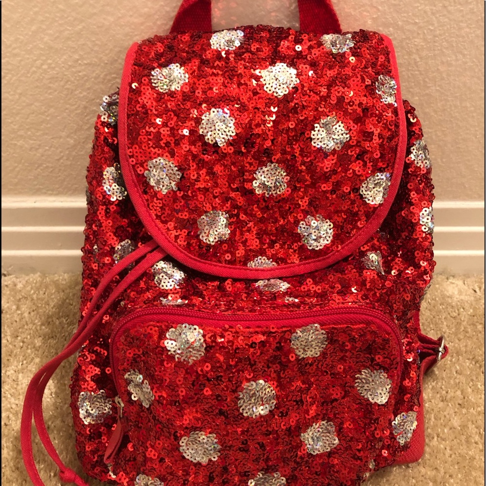 Disney Minnie Mouse polka dot backpack